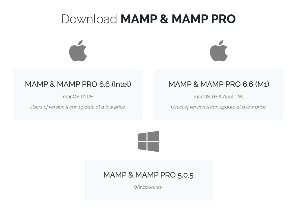 Download MAMP & MAMP PRO