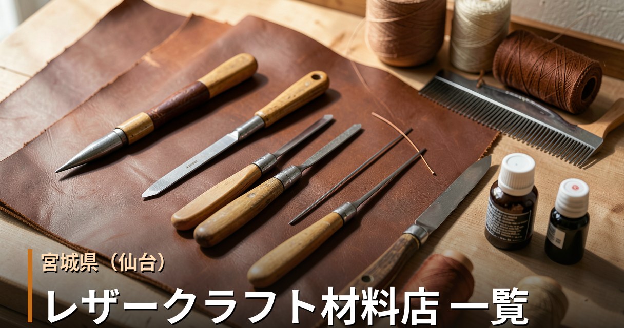 宮城 レザークラフト材料店 一覧