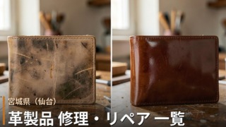 宮城・仙台の革製品修理店 一覧｜バッグ・財布・靴のリペア対応店