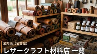 愛知 レザークラフト材料店 一覧｜革・工具の購入先