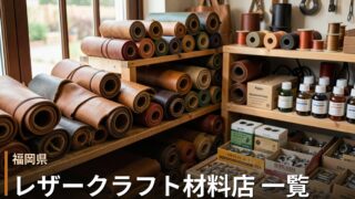 福岡 レザークラフト材料店 一覧｜革・工具の購入先