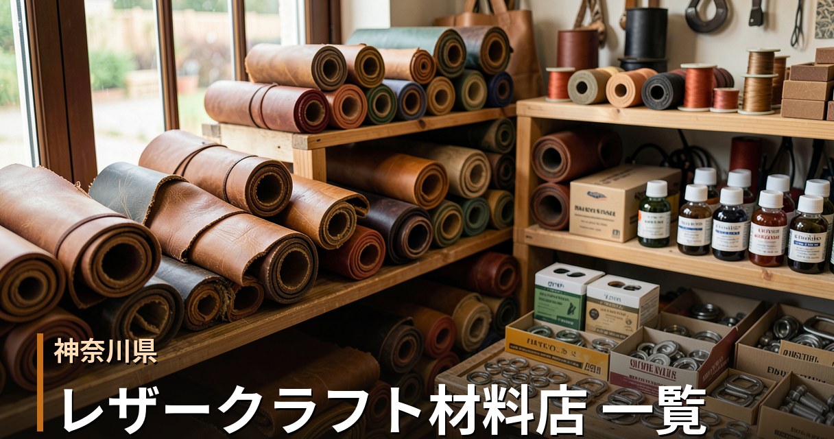 神奈川 レザークラフト材料店 一覧｜革・工具の購入先