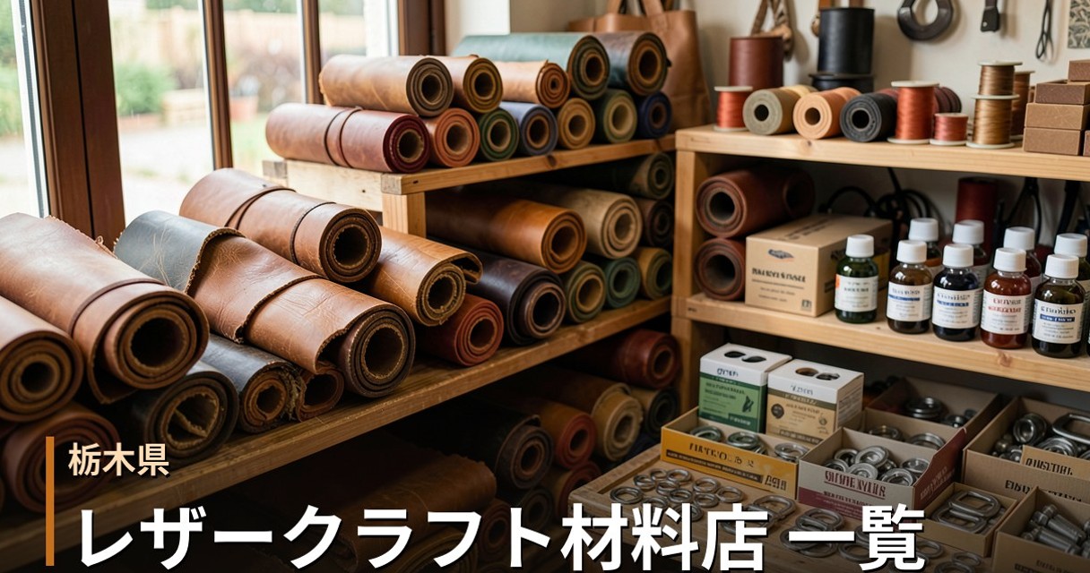 栃木 レザークラフト材料店 一覧｜革・工具の購入先