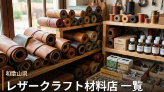 和歌山 レザークラフト材料店 一覧｜革・工具の購入先