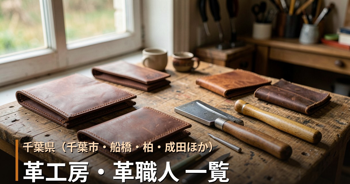 千葉・千葉市・船橋・柏・成田ほかの革工房・革職人 一覧｜オーダーメイド革製品